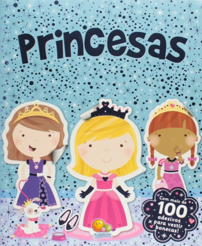 Princesas: Col. Mundo mágico com adesivos