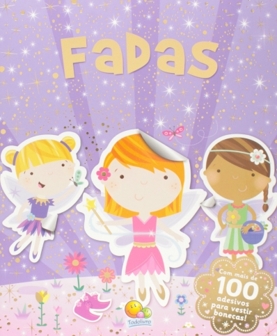 Fadas: Col. Mundo mágico com adesivos