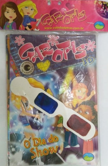 Garotas 3D - Solapa média com 8 livros