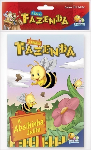A vida na fazenda - Solapa média com 10 livros