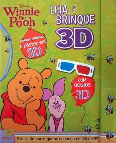 Leia e brinque 3D: Disney - Winnie the Pooh