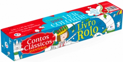 Contos Clássicos: Aventuras - Livro rolo para ler e colorir!