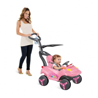 Carrinho de passeio Smart Baby Rosa reclinável - Bandeirante 546