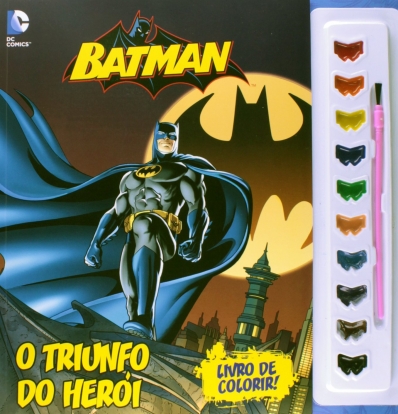 Batman: O triunfo do herói - Livro com aquarela