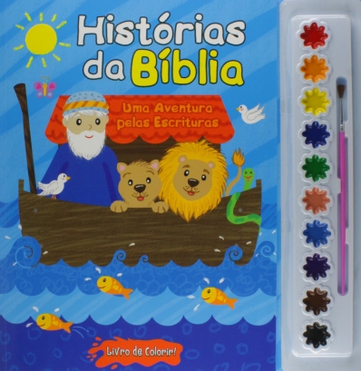 Histórias da Bíblia - Livro com aquarela