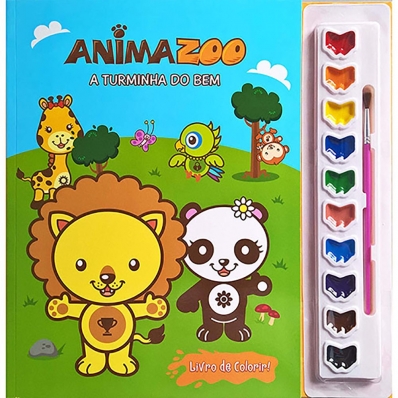Animazoo: A Turminha do Bem - Livro com aquarela
