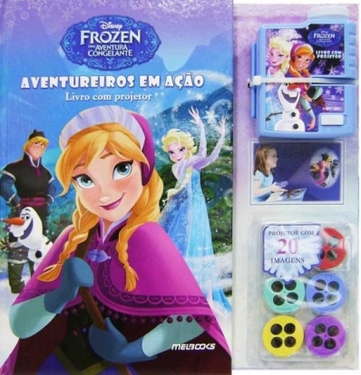Frozen - Aventureiros em ação: Livro com projetor