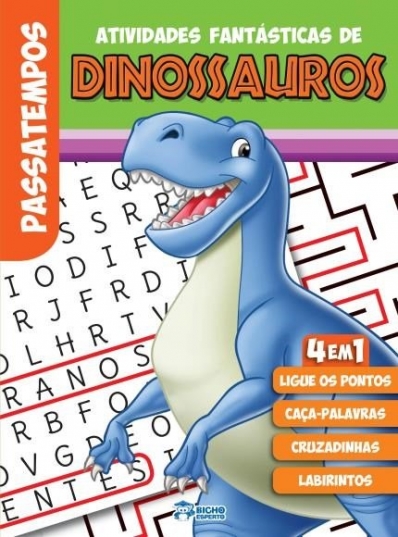 Atividades fantásticas de dinossauros - Passatempos