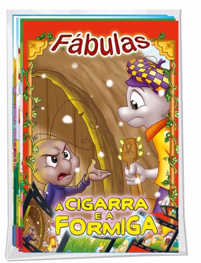 Fábulas - Solapa média com 8 livros
