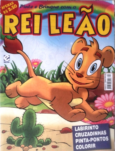 Pinte e brinque com o Rei Leão - Revistinha