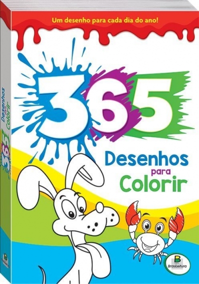 365 desenhos para colorir - Azul