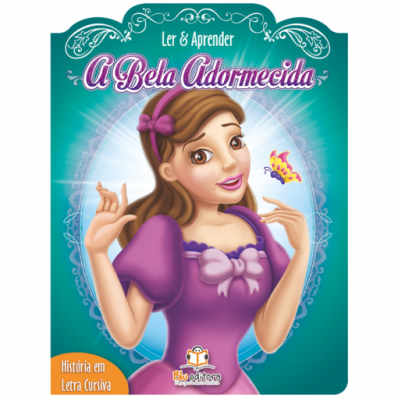 A bela adormecida: História em letra cursiva - Ler e aprender