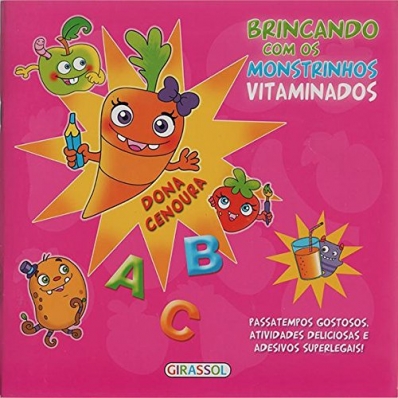 Brincando com os monstrinhos vitaminados - Dona cenoura