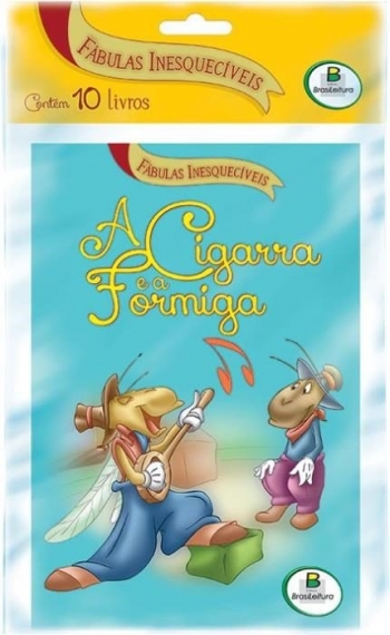 Fábulas inesquecíveis - Solapa média com 10 livros