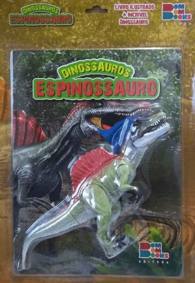 Espinossauro: Dinossauros - Livro ilustrado com miniatura articulada