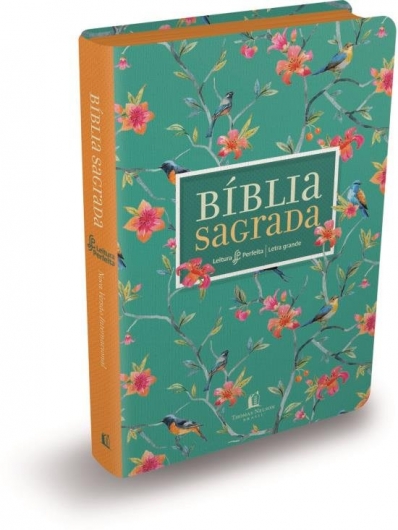 Bíblia NVI Leitura Perfeita - Capa Flores, letra grande