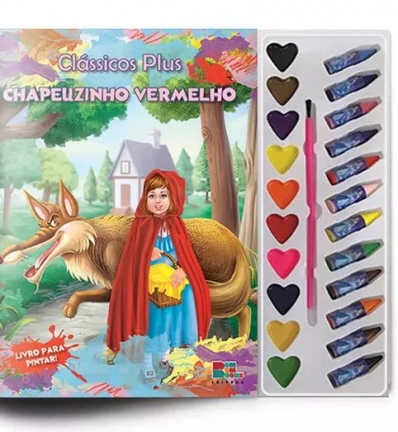 Chapeuzinho vermelho - Aquarelas clássicas com giz