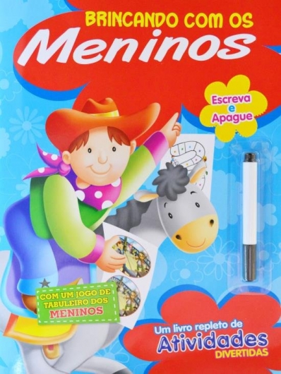 Brincando com os meninos - Escreva e apague