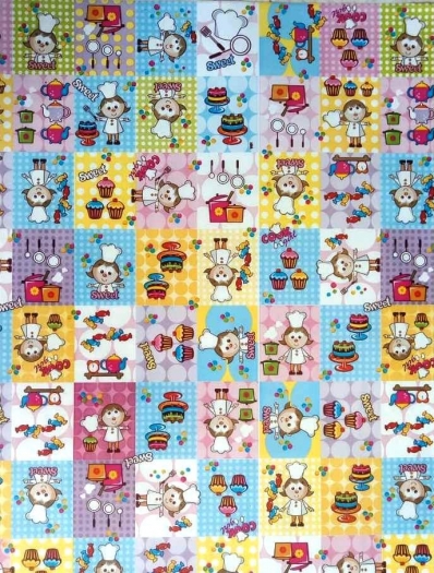 Saco perolizado - cook girl: 45x59 c/ 50 un