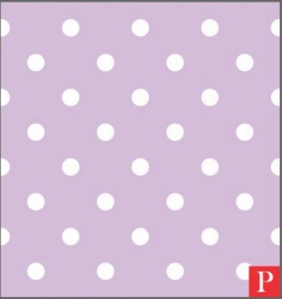Saco perolizado - Little poá lilás/branco: 45x59 c/ 50 un