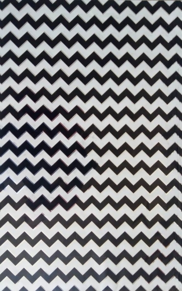 Saco metalizado - zig preto c/ branco: 35x55 c/ 50 un