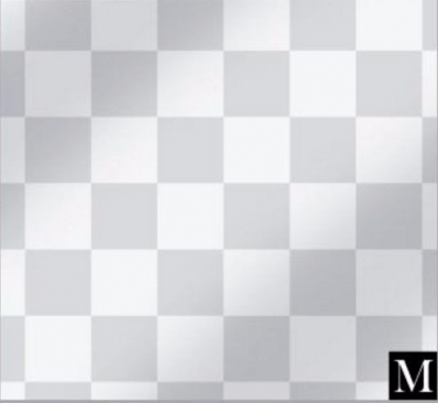 Saco metalizado - square prata: 35x55 c/ 50 un