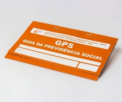 Carnê GPS - Guia da Previdência Social - INSS 12x2F bloco c/ via carbonada