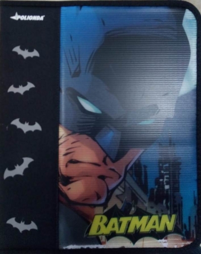 Caderno Argolado c/ zíper - Batman