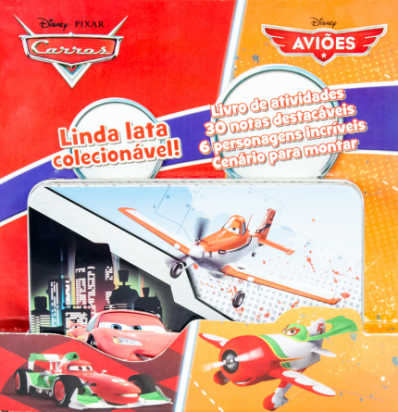 Disney: Carros & Aviões - Lata colecionável