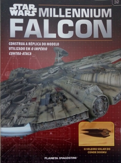 Star Wars: Millennium Falcon - O veleiro solar do conde dooku - Fascículo + Peças - ED. 32