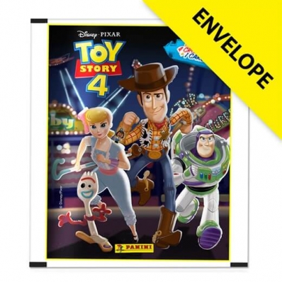 Envelope oficial com figurinhas Toy Story 4 + 1 Card