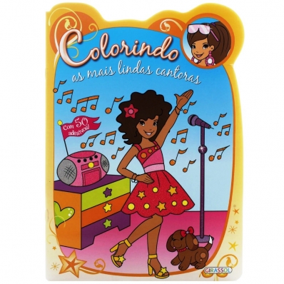 As mais lindas cantoras - Col. Colorindo