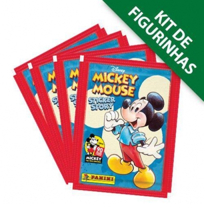 Blister de figurinhas - Figurinhas históricas dos 90 anos do Mickey Mouse