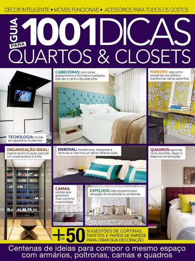 Guia 1001 dicas para quartos & closets