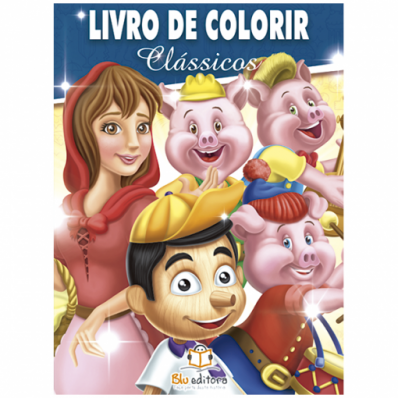 Clássicos: Col. Livro de Colorir c/ 80 páginas