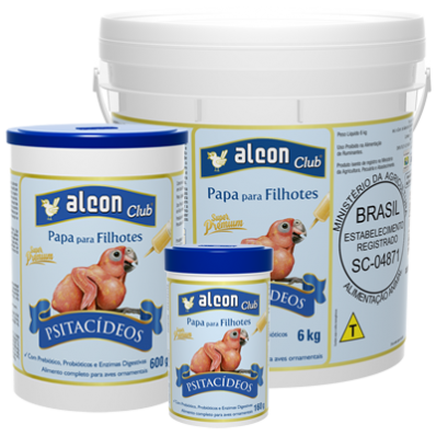 ALCON CLUB PAPA PARA FILHOTES PSITACÍDEOS - 160 g