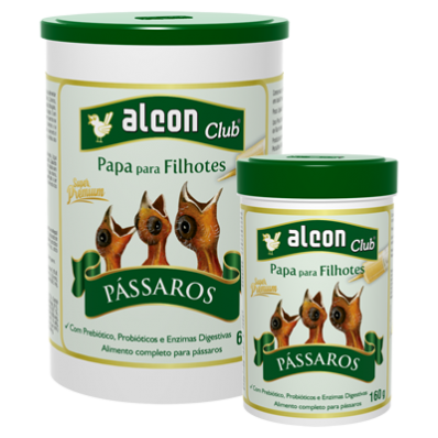 ALCON CLUB PAPA PARA FILHOTES PÁSSAROS - 160 g