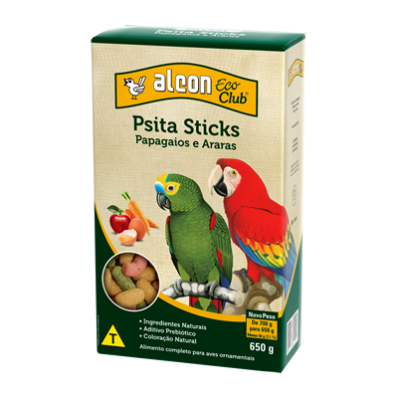 ALCON ECO CLUB PSITA STICKS - 650 g