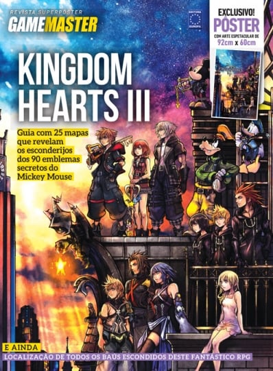  Revista superpôster: Gamemaster - Kingdom Hearts lll