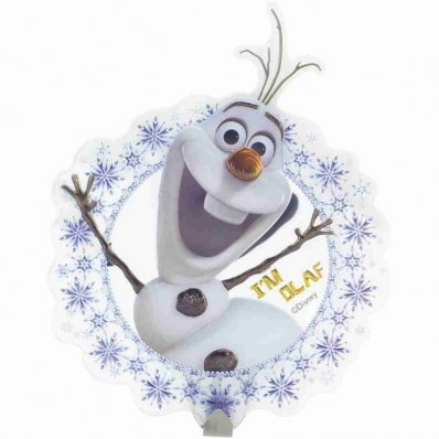 Adesivo Decorativo 3D Com Gancho Olaf Frozen - Disney