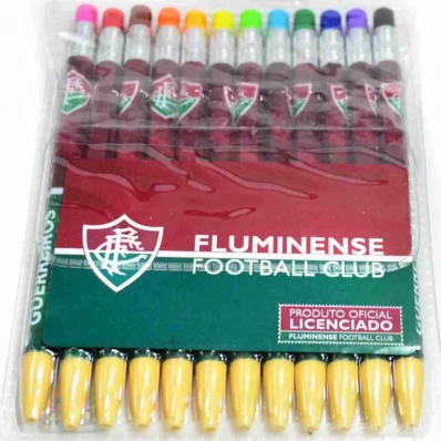 Jogo Com 12 Lapiseiras De Cor - Fluminense