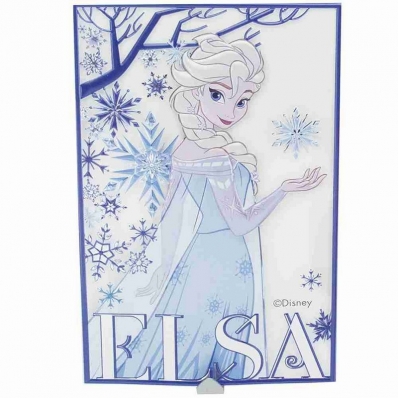 Adesivo Decorativo 3D Com Gancho Elsa Frozen - Disney