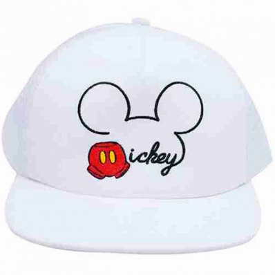 Boné Branco Mickey Aba Reta - Disney