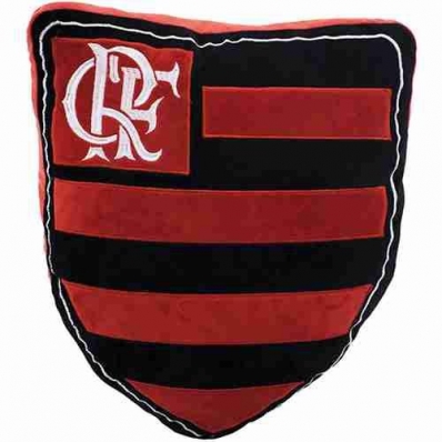 Almofada Brasão (Fibra) - Flamengo