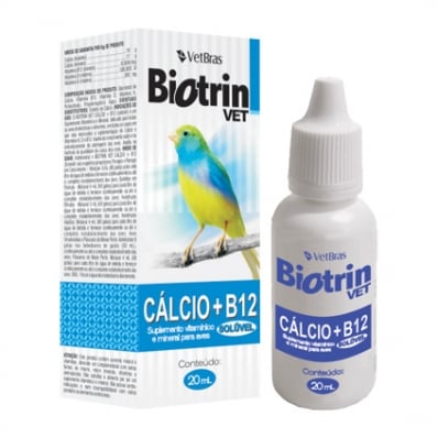 BIOTRIN VET CÁLCIO + B12 - 20 ML