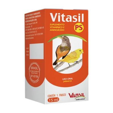 VITASIL PS - SUP. VITAMÍNICO AMINOÁCIDO - 15ML