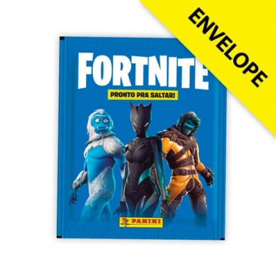 Envelope com figurinhas - Fortnite