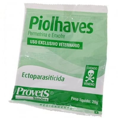 PIOLHAVES - TALCO PIOLHICIDA - 20 g