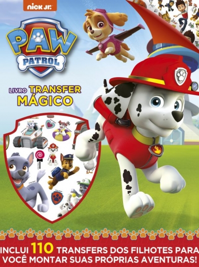 Patrulha Canina - Livro transfer mágico