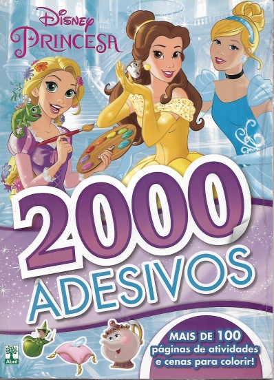 Disney Princesa: 2000 adesivos - Mais de 100 páginas de atividades e cenas para colorir!